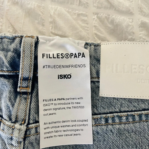 Filles A PAPA isko streetwear denim skirt - Picture 7 of 9
